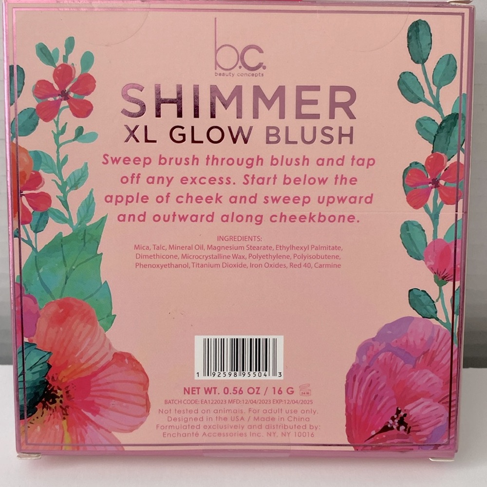 2/$20 Beauty Concepts Shimmer XL Glow Blush - Picture 2 of 2
